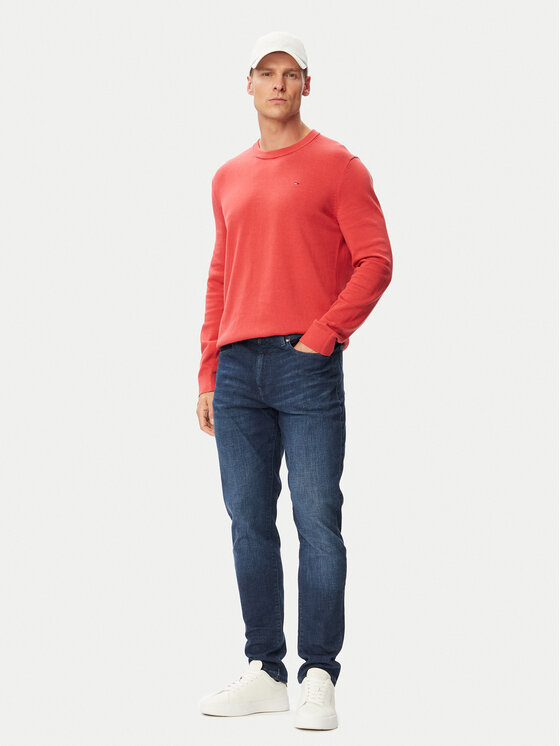 Tommy Jeans Tommy Jeans Pulover DM0DM22853 Koral Slim Fit
