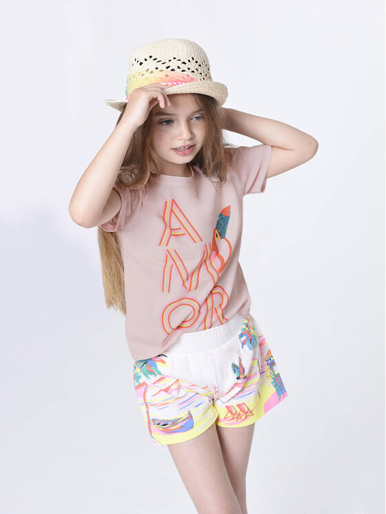 Billieblush T-krekls U15B25 Rozā Regular Fit