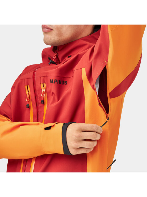 Alpinus Alpinus Kurtka hardshell Besso Czerwony Regular Fit