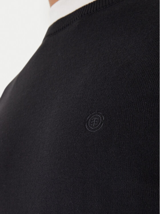 Element Element Megztinis Icon Embroidery ELYSW00115 Juoda Regular Fit