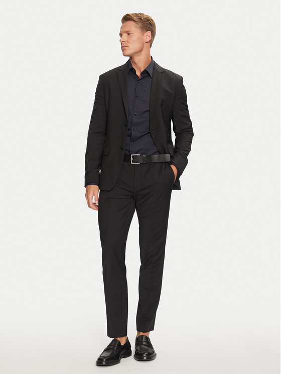 BOSS Boss Camicia H-Hank-Kent-C1-214 50469345 Blu scuro Slim Fit