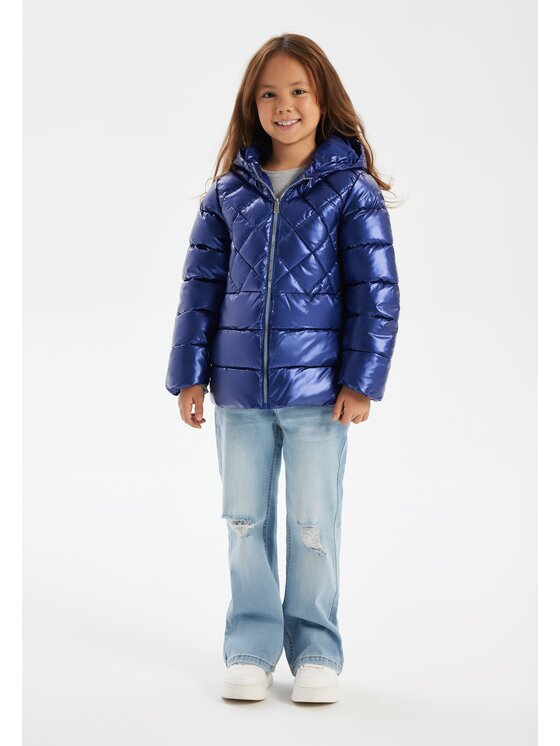 MINOTI MINOTI Kurtka zimowa brooklyn 1 Niebieski Regular Fit