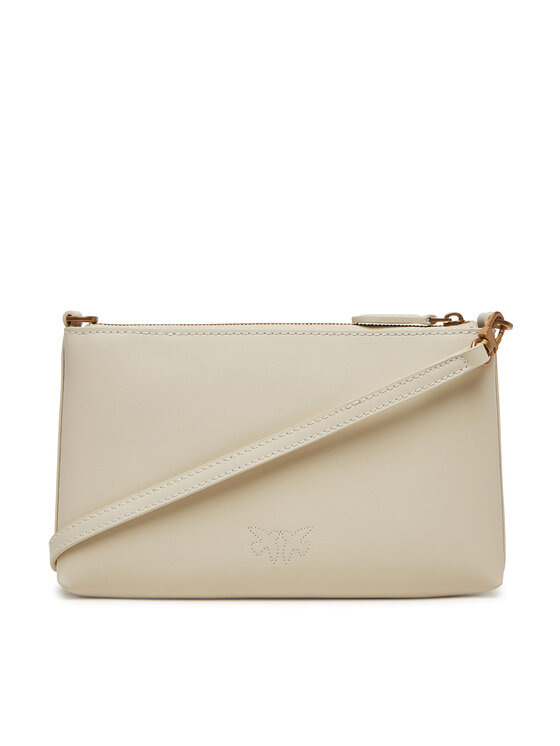 PINKO PINKO Torebka Flat Horizontal Mini PE 25 PCPL 104277 A2AN Biały