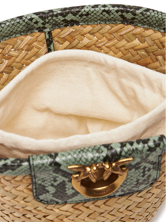 PINKO PINKO Torebka Love Summer Bucket PE 25 PLTT 103325 A2GO Beżowy