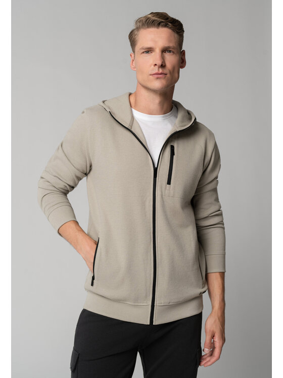 Volcano Volcano Bluza B-SAGI Beżowy Regular Fit