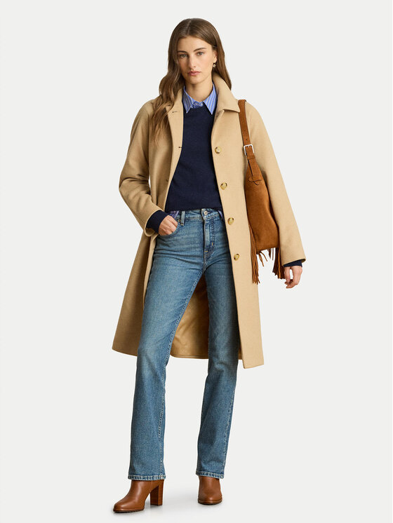 LAUREN RALPH LAUREN LAUREN RALPH LAUREN Palton de lână 297P04140002 Bej Regular Fit