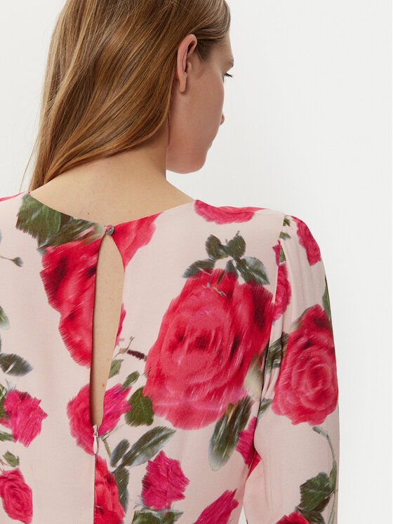 Guess Guess Každodenní šaty W5RK39 WGLC2 Růžová Regular Fit