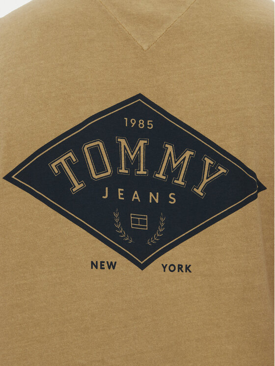Tommy Jeans Tommy Jeans T-shirt Varsity DM0DM20806 Bež Relaxed Fit