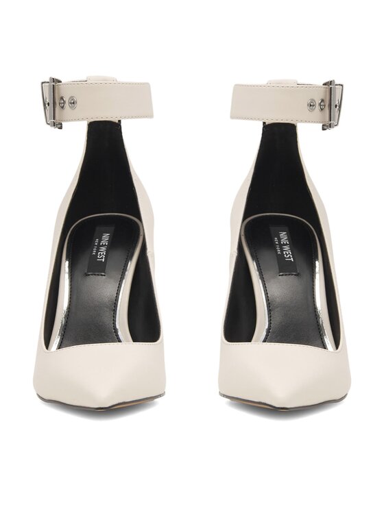 Nine West Nine West Pantofi cu toc subțire SJ1487-2 Alb