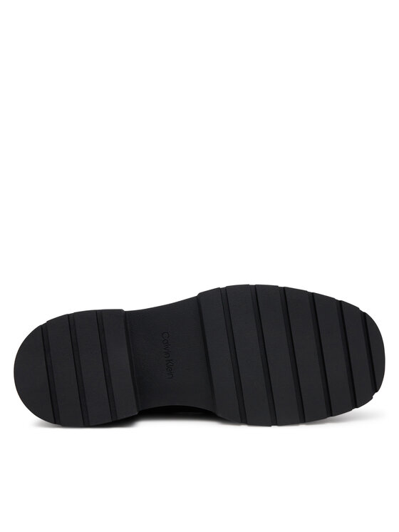 Calvin Klein Jeans Calvin Klein Jeans Slipper Chunky Cupsole Ru Patch Lth YW0YW01862 Schwarz