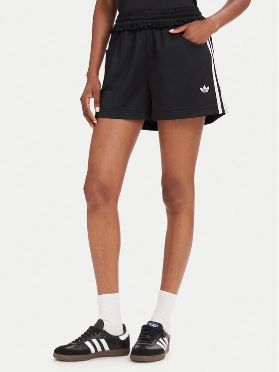 adidas Pantaloni scurți sport Firebird LG4323 Negru Regular Fit