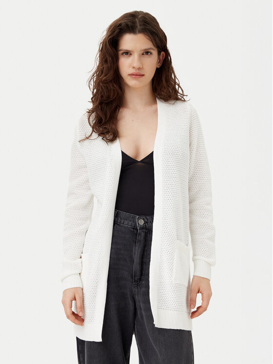 Vila Vila Cardigan Dalo 14097125 Alb Loose Fit