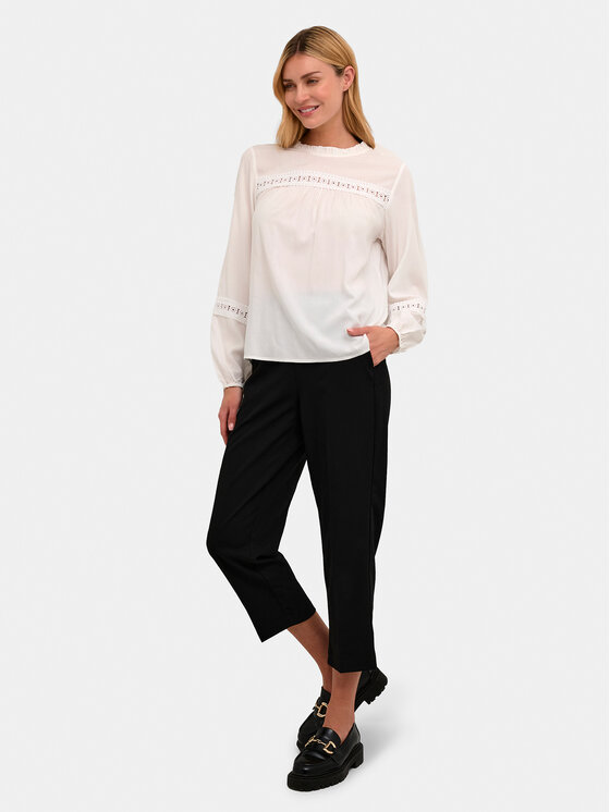 Kaffe Kaffe Μπλουζάκι Freya 10508200 Εκρού Regular Fit