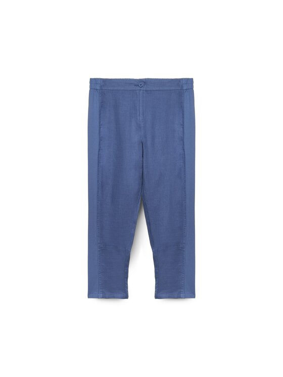 Fiorella Rubino Fiorella Rubino Spodnie materiałowe P121T004816N024 Niebieski Regular Fit
