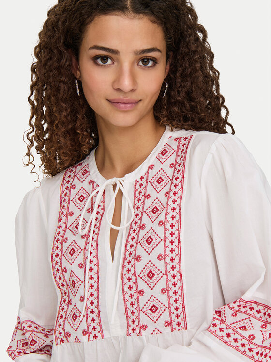 JDY JDY Bluzka Lulu 15345478 Biały Regular Fit