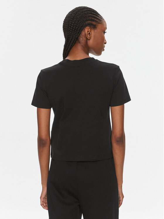 Calvin Klein Jeans Calvin Klein Jeans Tricou Monologo Baby Tee J20J223113 Negru Slim Fit