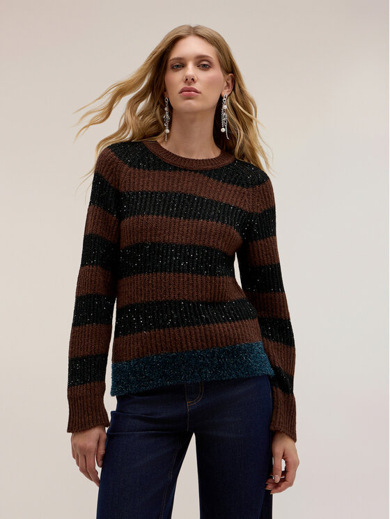 Motivi Motivi Maglione M809W004557N0V2 Marrone Regular Fit
