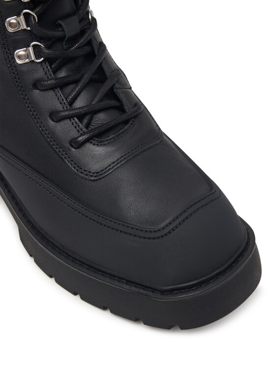 Calvin Klein Calvin Klein Зимни обувки Chunky Hiking Lup Boot Lth Wl Em HW0HW03204 Черен