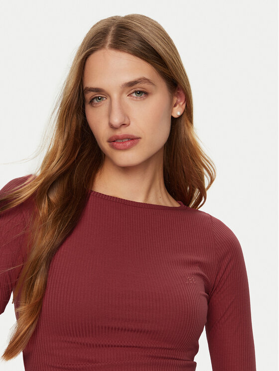 Lee Lee Bluza 112355150 Rdeča Slim Fit