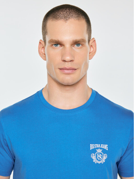 BIG STAR BIG STAR T-Shirt KORER Niebieski Basic Fit