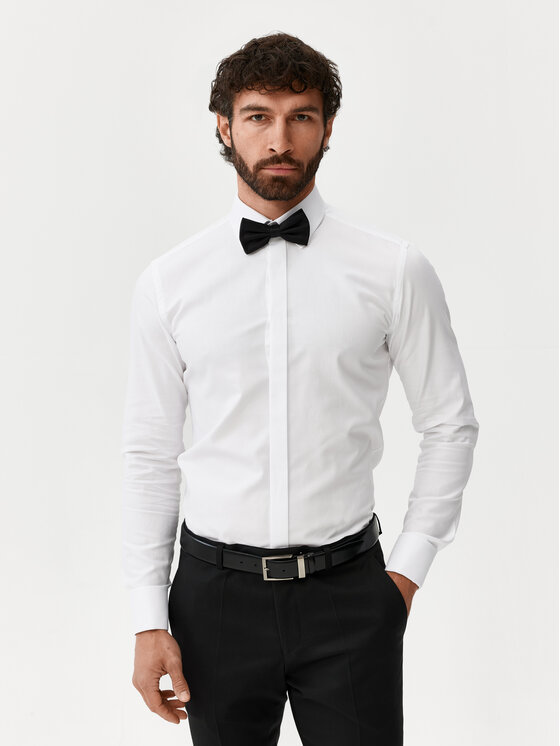 Evenemen Evenemen Koszula Punto S2 Biały Slim Fit