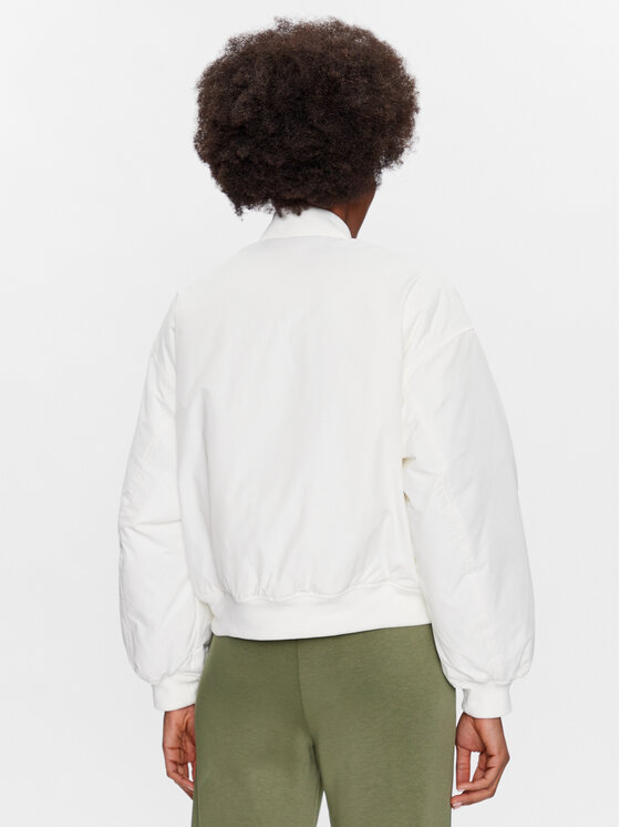 Outhorn Outhorn Kurtka bomber TJACF028 Écru Regular Fit