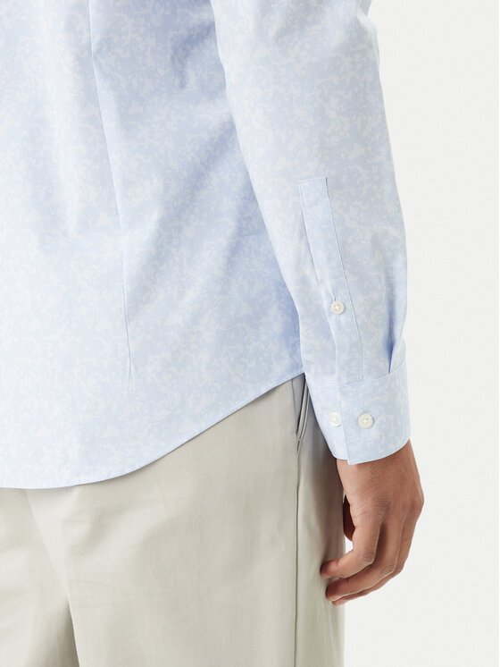 Calvin Klein Calvin Klein Koszula LV019EU109 Niebieski Slim Fit