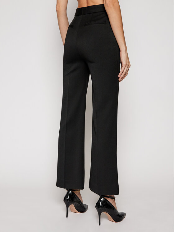 Victoria Victoria Beckham Victoria Victoria Beckham Bavlnené nohavice Lightweight Stretch 2121WTR002202A Čierna Slim Fit