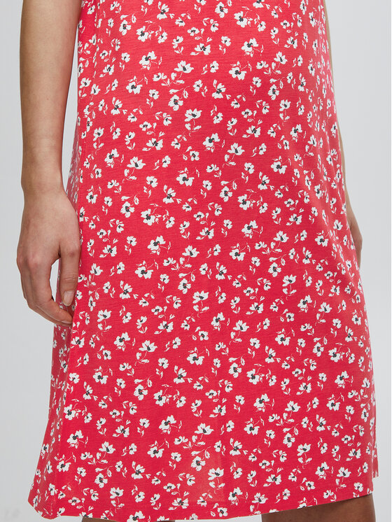 ICHI ICHI Ljetna haljina 20118422 Crvena Regular Fit
