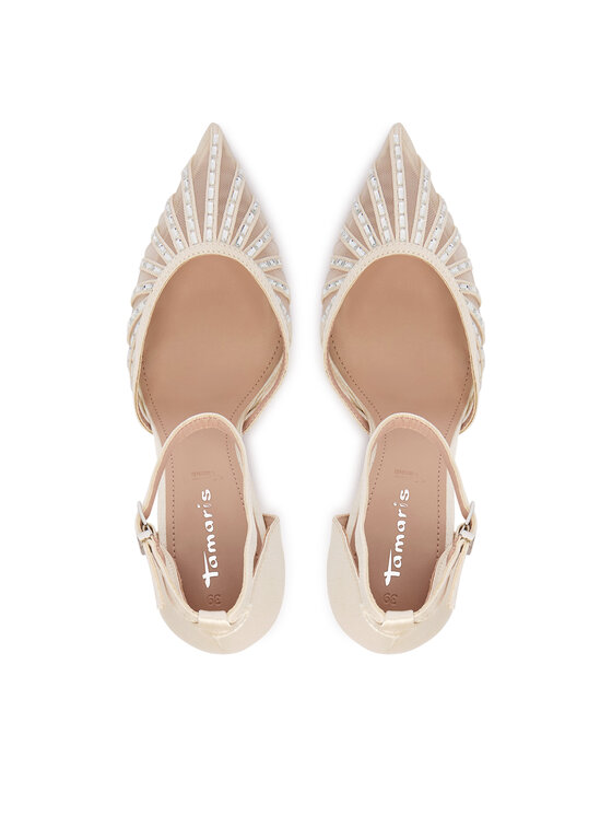 Tamaris Tamaris Туфлі на шпильці 1-22415-46 Écru