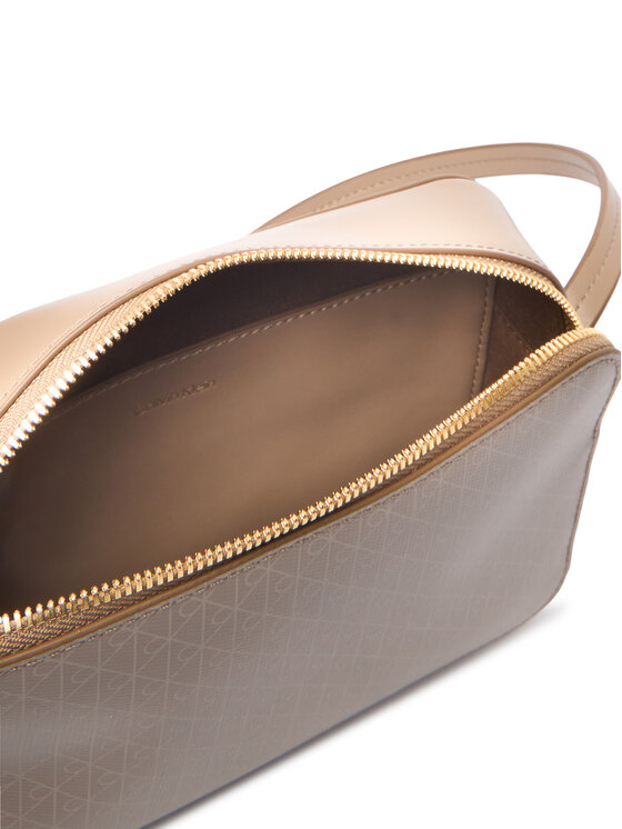 Calvin Klein Calvin Klein Torebka Emblem Aop Elongated Camera Bag LV04F3268G Beżowy