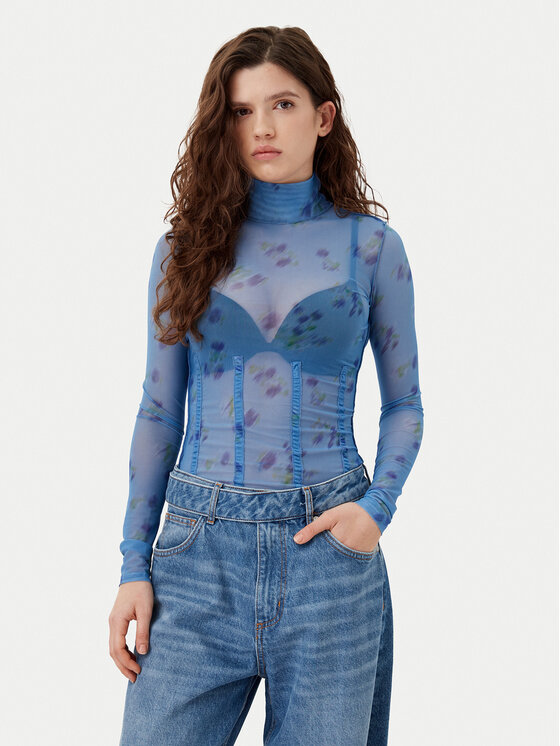 HUGO HUGO Dolcevita 50534053 Blu Regular Fit