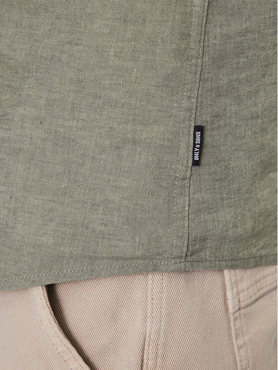 Only & Sons Only & Sons Cămașă 22012321 Verde Slim Fit