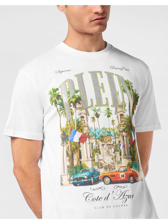 PHILIPP PLEIN PHILIPP PLEIN T-Shirt 23585 Biały Regular Fit