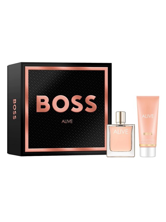 Zestaw zapachowy HUGO BOSS, Alive zestaw woda perfumowana spray 50ml + balsam do ciała 75ml