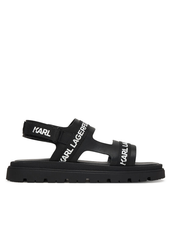 KARL LAGERFELD KARL LAGERFELD Сандали Z31176 S Черен