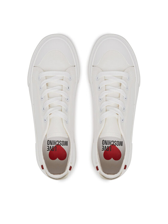 LOVE MOSCHINO LOVE MOSCHINO Кецове JA15012G0MJP0100 Бял