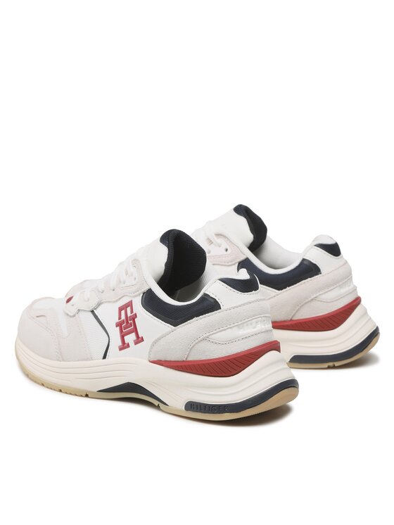Tommy Hilfiger Tommy Hilfiger Laisvalaikio batai Modern Prep Mix Rwb FM0FM04360 Smėlio