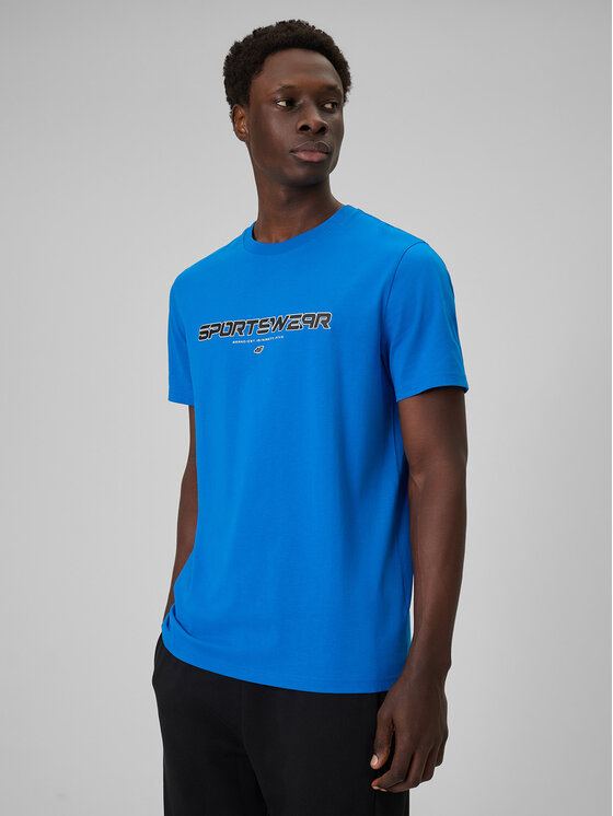 4F 4F T-Shirt BRAND CODE Niebieski Regular Fit
