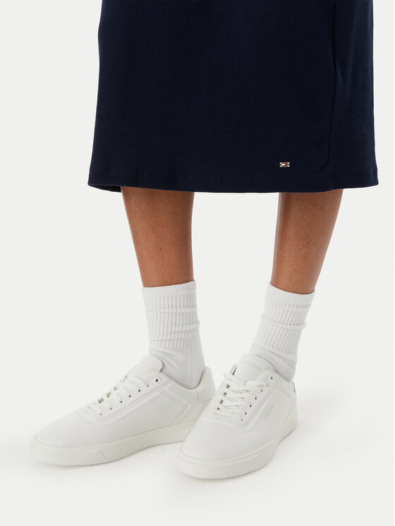 Tommy Hilfiger Tommy Hilfiger Ikdienas kleita WW0WW48740 Tumši zils Slim Fit
