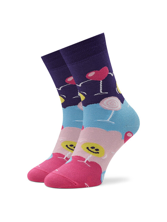 Zooksy Zooksy Skarpety wysokie unisex Mixtury Słodkości Fioletowy