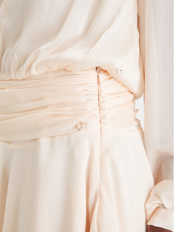 Guess Guess Cocktail obleka W6GK46 W1931 Oranžna Regular Fit