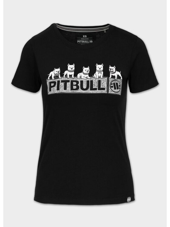 PITBULL PITBULL T-Shirt SOFTBITE Czarny Regular Fit