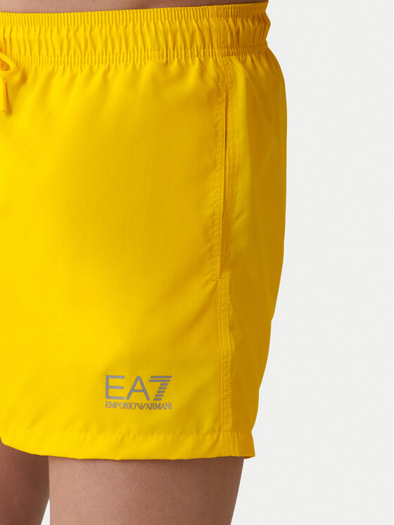 EA7 Emporio Armani EA7 Emporio Armani Plavecké šortky 7M001677 AF13019 M2004 Žltá Regular Fit