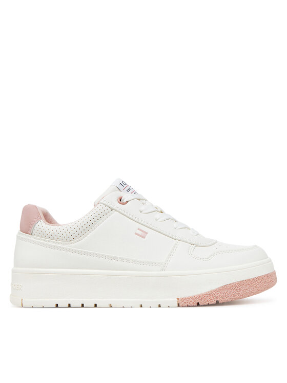 Tommy Hilfiger Tommy Hilfiger Снікерcи Low Cut Lace-Up Sneaker T3A9-33740-1355 S Білий