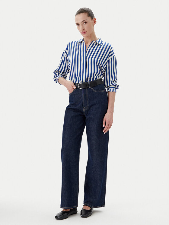 Marc O'Polo Marc O'Polo Marškiniai M02 1208 42109 Mėlyna Regular Fit