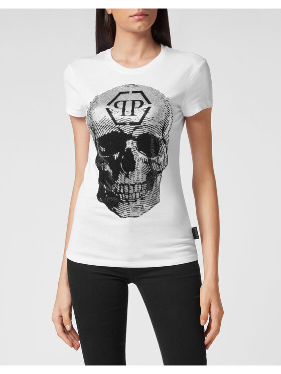 PHILIPP PLEIN PHILIPP PLEIN T-shirt 2557 Bianco Regular Fit