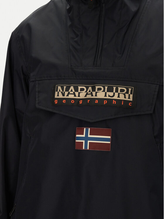 Napapijri Napapijri Kurtka anorak Rainforest Next Sum NP0A4ILW Czarny Loose Fit
