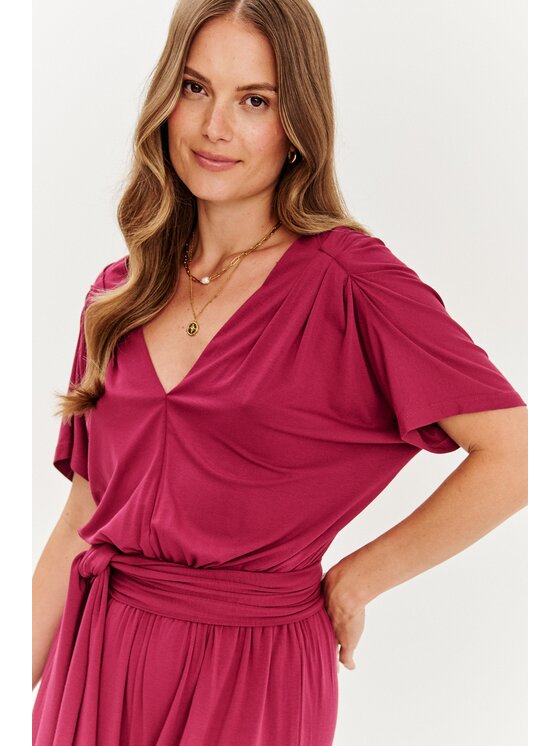 NAOKO NAOKO Overal Mulberry Dream Bordová Regular Fit