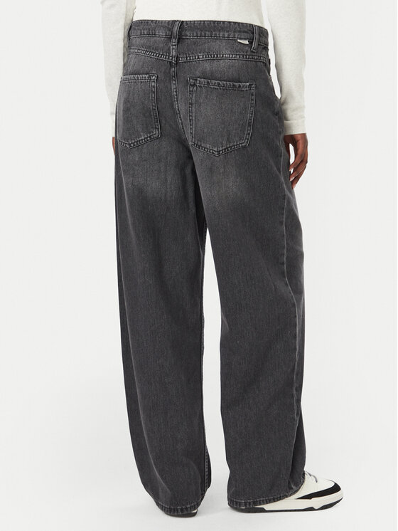 Billabong Billabong Jeans hlače Holly Baggy Mid EBJDP03011 Črna Wide Leg